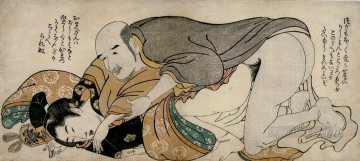  Sexual Lienzo - pareja masculina 1802 Kitagawa Utamaro Sexual